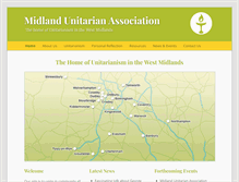 Tablet Screenshot of midland-unitarian-association.org.uk